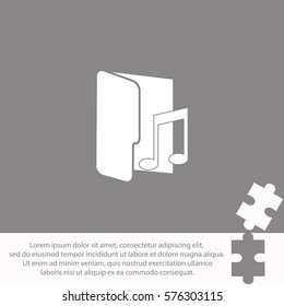 Folder  icon Vector design.