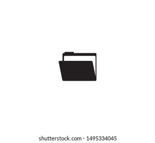 folder icon vector design element logo template