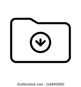 folder icon vector design element color editable