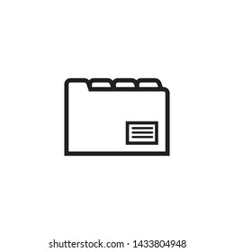 Folder Icon Vector Design Ilustration