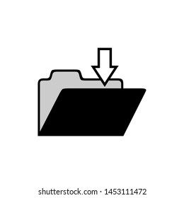 Folder Icon Vector Design Symbol Illustration