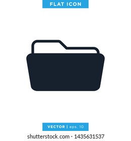 Folder Icon Vector Design Template