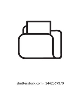 folder icon vector design template