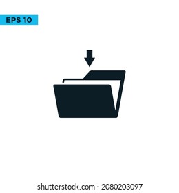 folder icon vector design template