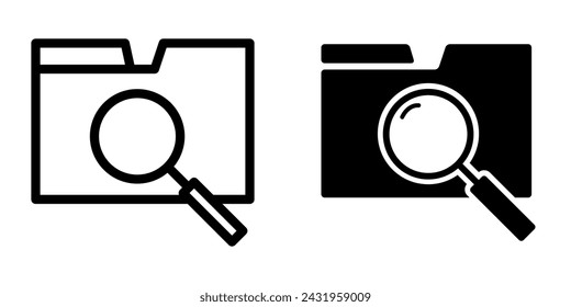 Folder icon vector design template