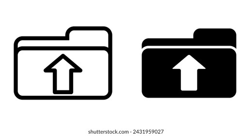 Folder icon vector design template