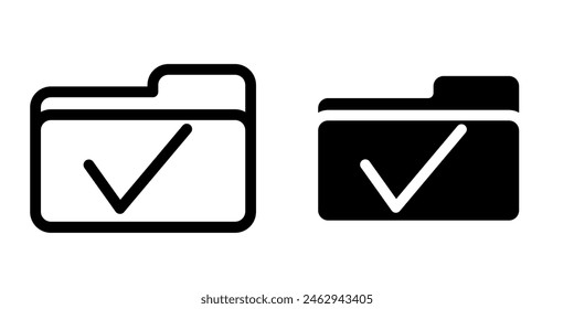 Folder icon vector design template