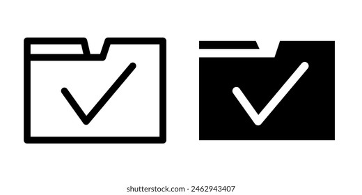 Folder icon vector design template