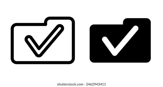 Folder icon vector design template