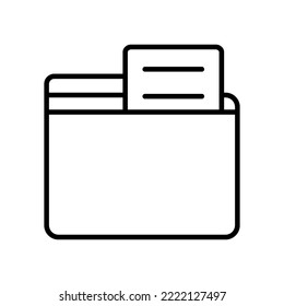 Folder icon vector design templates isolated on white background