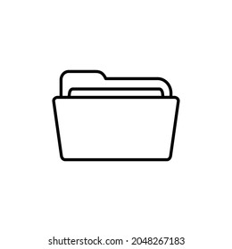 Folder Icon Vector, folder vector icon digital file storage