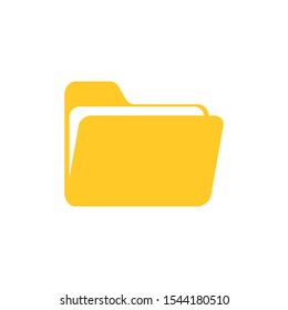 Folder icon vector. File icon. Document symbol