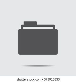 Folder Icon  vector flat design