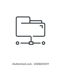 Folder icon, Folder vector illustration