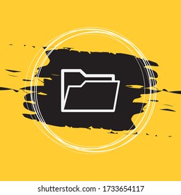 Folder Icon Vector Illustration Eps10