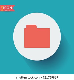 Folder icon. Vector, illustration eps10
