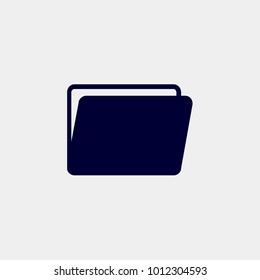 folder icon vector illustration. portfolio icon
