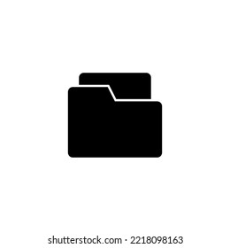Folder icon vector illustration. folder sign and symbol