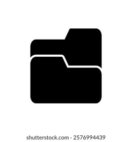 Folder icon vector illustration. folder sign and symbol