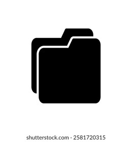 Folder icon vector illustration. folder sign and symbol