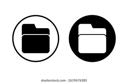 Folder icon vector illustration. folder sign and symbol