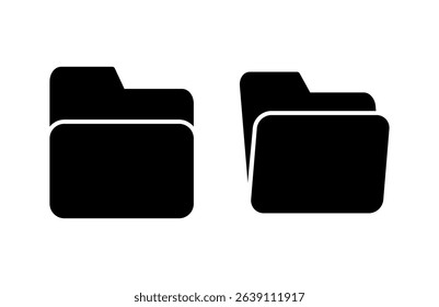 Folder icon vector illustration. folder sign and symbol
