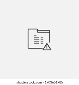 folder icon vector illustrator sign