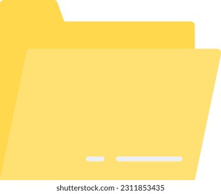 Folder icon vector image. Suitable for mobile application web application and print media.