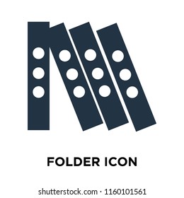 Folder icon vector isolated on white background, Folder transparent sign