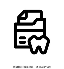 folder icon. vector line icon for your website, mobile, presentation, and logo design.