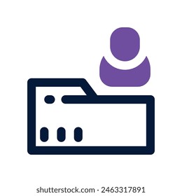 folder icon. vector mixed icon for your website, mobile, presentation, and logo design.