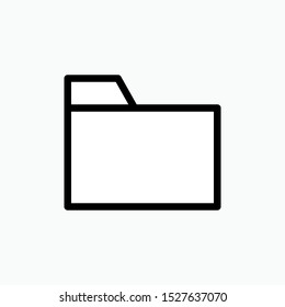 
Folder Icon - Vector, Sign and Symbol for Design, Presentation, Website or Apps Elements. 