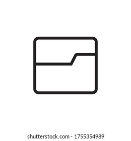 folder icon vector sign symbol isolated