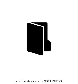 icono de carpeta, símbolo de signo de vector de carpeta