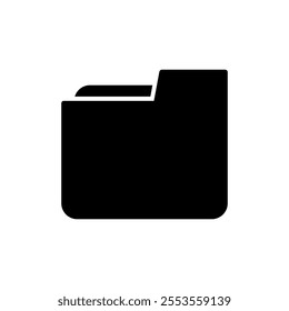 Folder icon vector. folder sign and symbol
