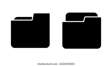 Folder icon vector. folder sign and symbol