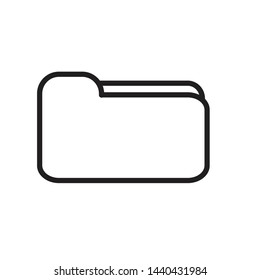 folder icon vector simple design