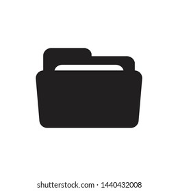 folder icon vector simple design