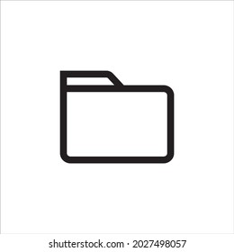 folder icon vector simple design