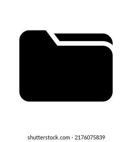 Icono de carpeta Ilustración del diseño del vector