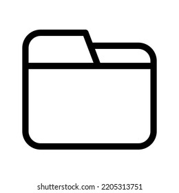 Folder Icon Vector Symbol Design Illustration