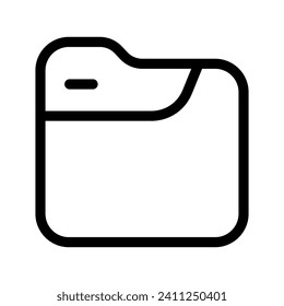 Folder Icon Vector Symbol Design Illustration