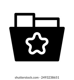 Folder Icon Vector Symbol Design Illustration