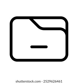 Folder Icon Vector Symbol Design Illustration