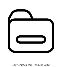 Folder Icon Vector Symbol Design Illustration