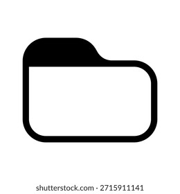 Ilustração de design de símbolo de vetor de ícone de pasta