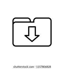 folder icon vector template