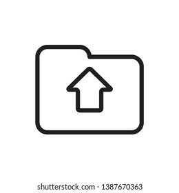 folder icon vector template trendy