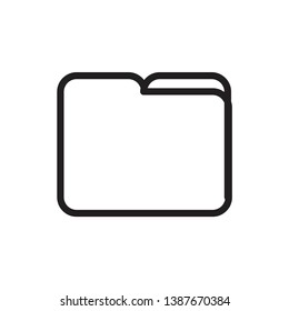 folder icon vector template trendy