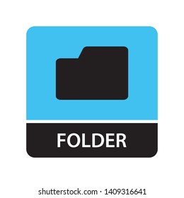 Folder icon for web and mobile
